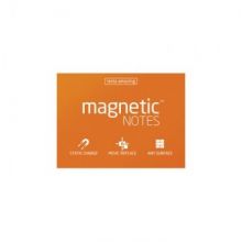 Блок-кубик магнитный Magnetic Notes 100 х 70 мм оранжевый 100л