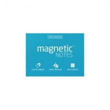 Блок-кубик магнитный Magnetic Notes 100 х 70 мм голубой 100л