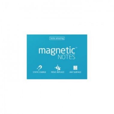 Блок-кубик магнитный Magnetic Notes 100 х 70 мм голубой 100л