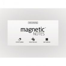 Блок-кубик магнитный Magnetic Notes 200 х 100 мм белый 100л