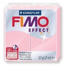 Глина полимерная пастельно-розовая,57гр,запек в печке,FIMO,effect,8020-205