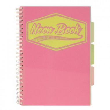 Тетрадь А5 Neon Book 120л с раскраской антистресс 95124