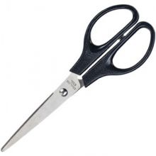Ножницы Attache 169 мм с пластиковыми ассимитричными  ручками, цвет черный