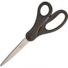 Ножницы Attache Expert, 170 мм, эргоном. ручки, без покрытия, цвет черный