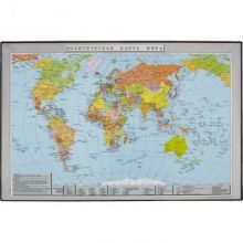 Коврик на стол Attache Политическая карта мира 38x58 см 2129.1