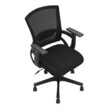 Кресло BN_Cm_EСhair-309 TTWnet,пласт.черн,тк.черн/сетка черн.