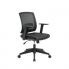Кресло BN_U_EChair MIRO-2-C ткань черная, сетка черная, пластик