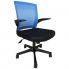 Кресло BN_Cm_EСhair- 316 TTW net пласт.черн.,ткань черн/сетка синяя