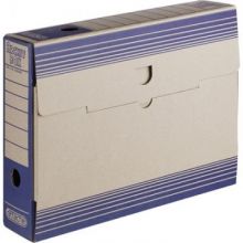 Короб архивный Папка архивная ATTACHE 75мм,картон,синяя