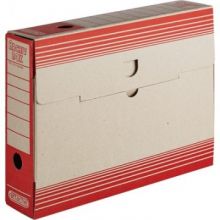 Короб архивный Папка архивная ATTACHE 75мм,картон,красная