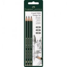 Набор карандашей Набор чернографитных карандашей Faber-Castell 9000 HB, 2B, 4B 119097