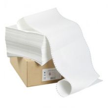 Перфорированная бумага 420мм (1-сл.,шаг12 ,бел.90%,НП, Эконом) 1500л/уп