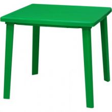 Товары для отдыха SPG_стол пластиковый квадратный 80х80, зеленый
