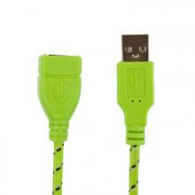 Кабель USB2.0(А-А) удлинитель 3м,зеленый (ПР030632)