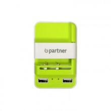 Зарядное устройство универсальное Partner зеленый ПР028519