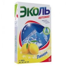 Порошок стиральный ЭКОЛЬ автомат 450 гр Лимон
