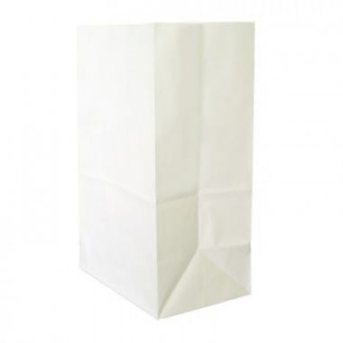 Пакеты из крафт-бумаги (без ручек,цвет белый 25+11x32, 90 г/м2)