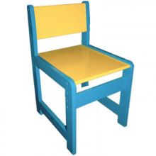 Детская мебель Д_Стул детский 998.001 регулируемый 0-1 голубой/желтый