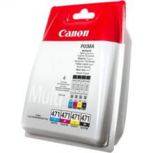 Картридж струйный Canon CLI-471 BK/C/M/Y (0401C004) для PIXMA MG5740/6840/7
