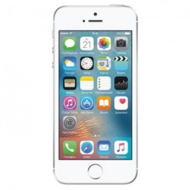 Смартфон Apple iPhone SE 64Gb серебристый MLM72RU/A