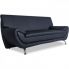 Мягкая мебель EF_Орион диван 3х местный к/з чёрный Terra118