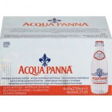 Вода минеральная Acqua Panna 0,25 л негаз. стекло 24 шт/уп