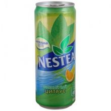 Чай холодный Nestea зеленый цитрус 0.33л. ж/б. 12 шт/уп