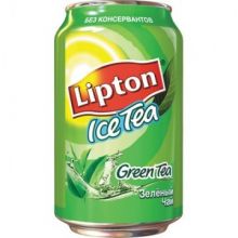 Чай холодный Липтон Айс ти Зеленый 0,33л ж/б.12шт/уп