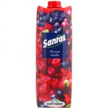 Сок Напиток сокосодержащий Santal лесные ягоды 1 л. т/пак шт.