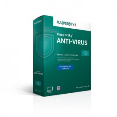 Программное обеспечение Kaspersky Anti-Virus 2ПК-1г/Box