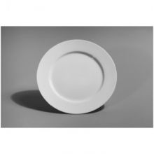 Тарелка обеденная,Wilmax белая фарфоровая 25,5 см WL-991008/991242