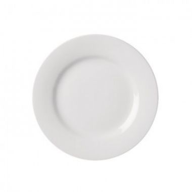 Тарелка пирожковая Cameo Rim белая фарфор 16 см 210-61