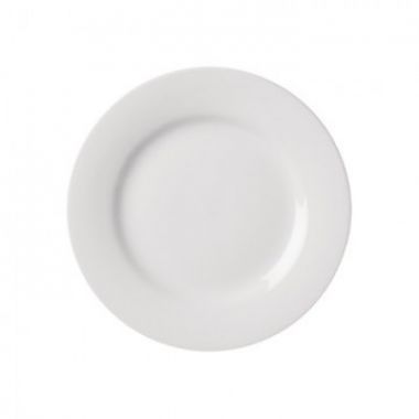 Тарелка обеденная Cameo Rim белая фарфор 18,5 см 210-71