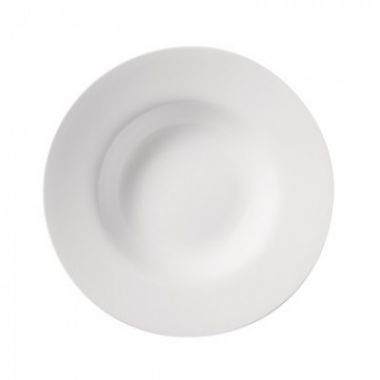 Тарелка суповая Cameo V Type белая фарфор 25см 610-V102