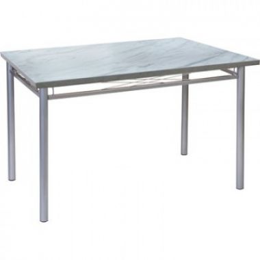Стол обеденный UD_Декор 4 СТ3 опора-металлик, 2504 мрамор каррара
