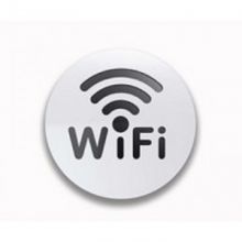Информационная табличка Wi-Fi, 85 мм на скотче, пластик