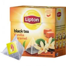 Чай Lipton Vanilla Caramel чер.пирамидки 20пак/уп