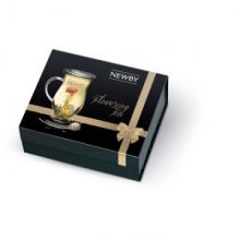 Подарочный набор чая Newby Распускающийся с чашкой 110 г