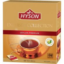 Чай HYSON черн. Exguisite Collection Ceylon Premium 100 пак x 2гр/уп