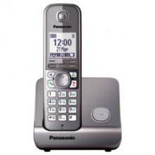 Радиотелефон Panasonic KX-TG6711RUM серый металлик,АОН,радионяня