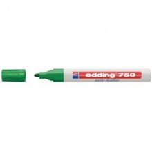 Маркер пеинт (лак) EDDING E-750/4 зеленый 2-4мм, мет. корп.