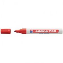 Маркер пеинт (лак) EDDING E-750/2 красный 2-4мм, мет. корп.