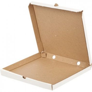 Короб картонный (для пиццы),320х320х30мм,Т-23 беленый,10шт/уп.